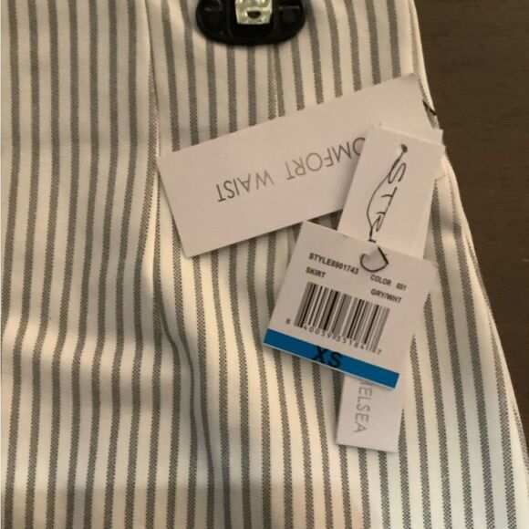 NWT Amanda & Chelsea Striped Pencil Skirt Sz XS - Picture 6 of 6